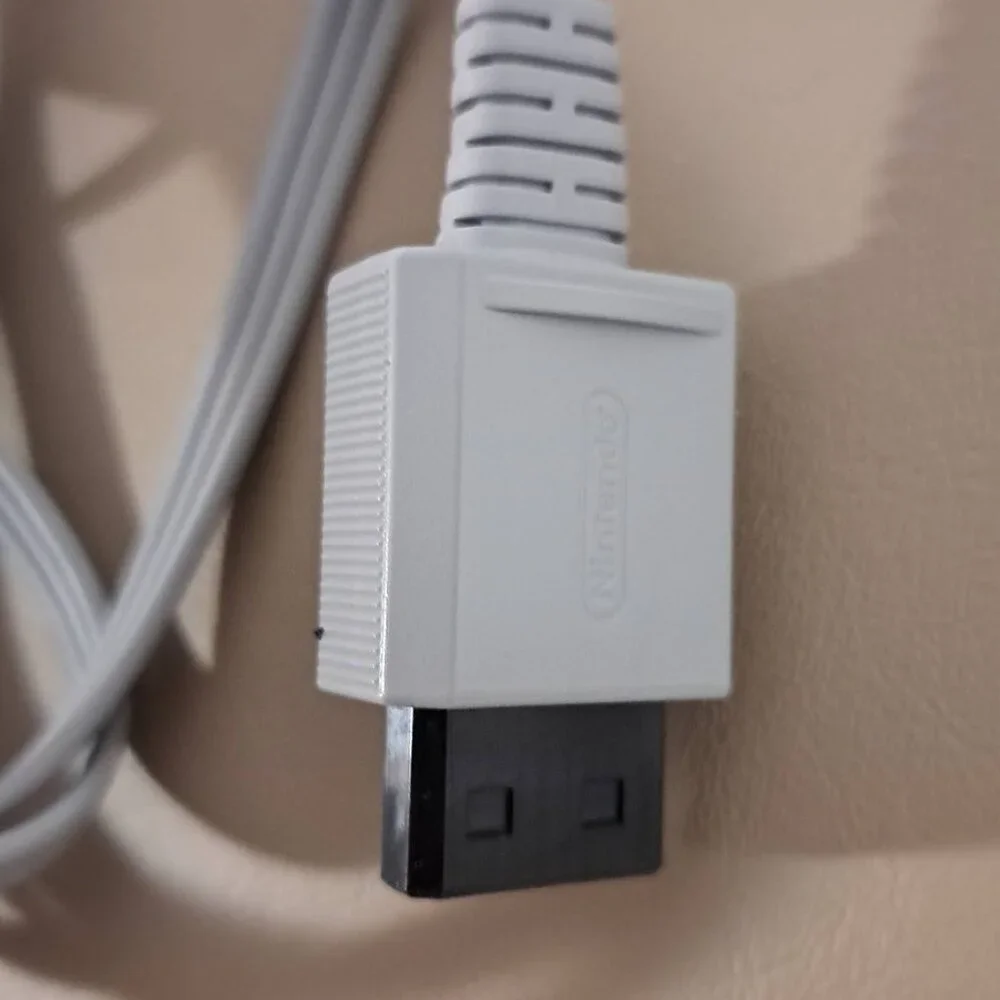 Nintendo 8 foot A/V Power Cord RVL-009 Male Female